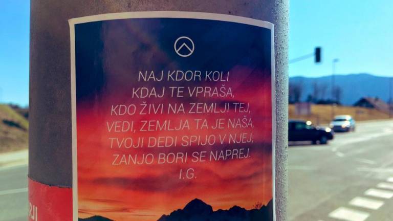 Slovensko skrajno desničarsko gibanje zlorablja verze Iga Grudna