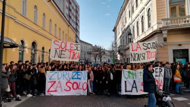 Skupen protest slovenskih in italijanskih dijakov