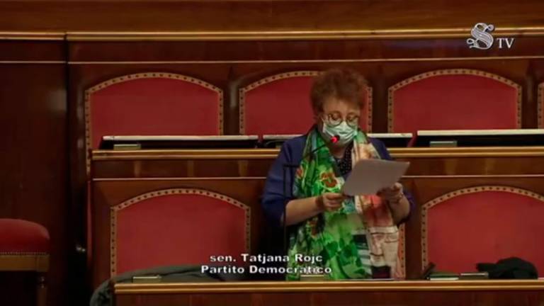 Tatjana Rojc se je v senatu spomnila Adija Daneva (video)