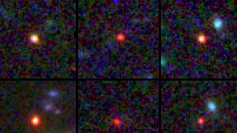 Vesoljski teleskop Webb odkril šest velikih galaksij iz časa kmalu po velikem poku