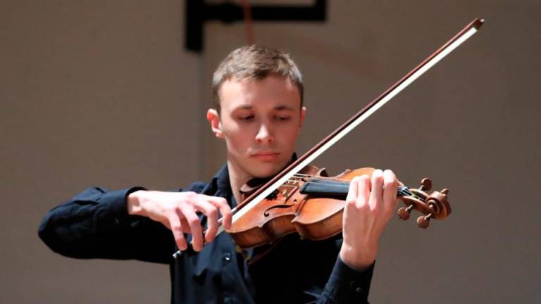 Violinistu Alešu Lavrenčiču danes priznanje Občine Doberdob