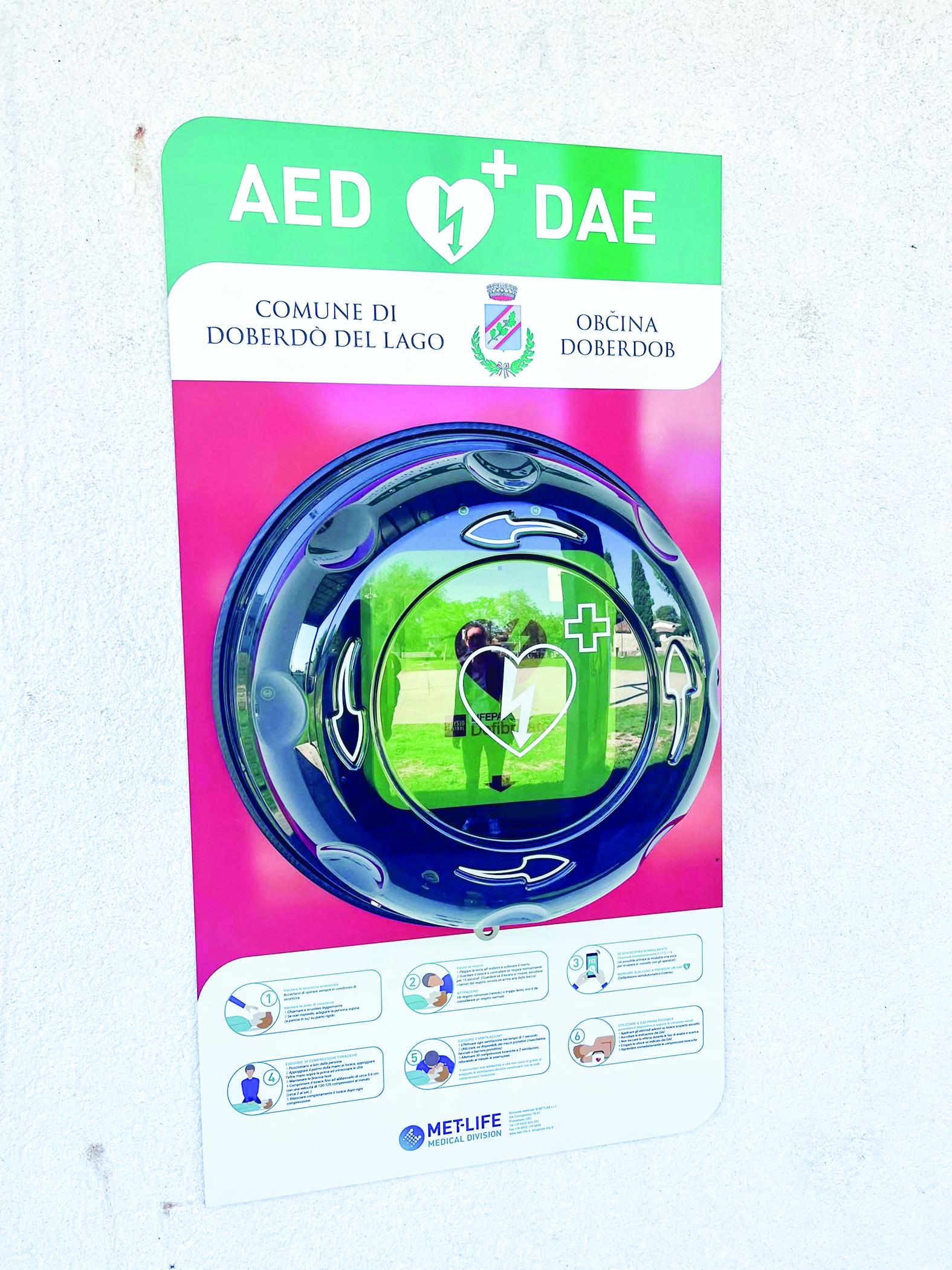 V Doberdobu nova defibrilatorja