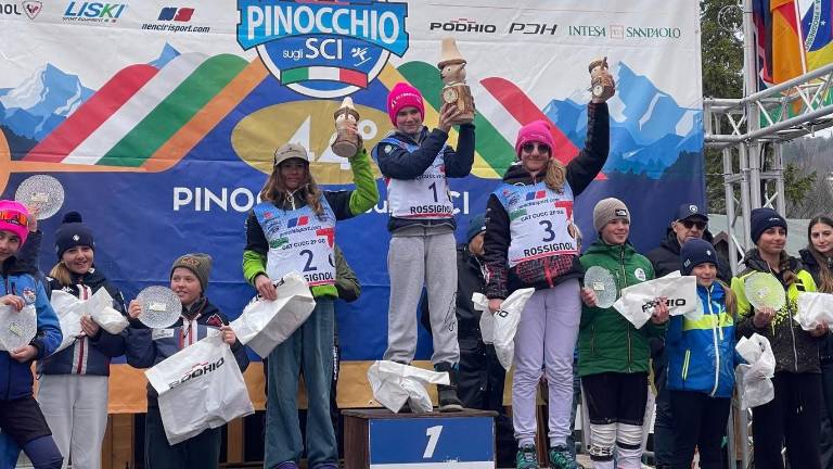 Velik uspeh sežanske smučarke SK Brdina v Abetoneju