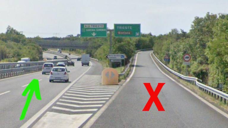 Od ponedeljka zaprt izvoz v Sesljan v smeri proti Trstu