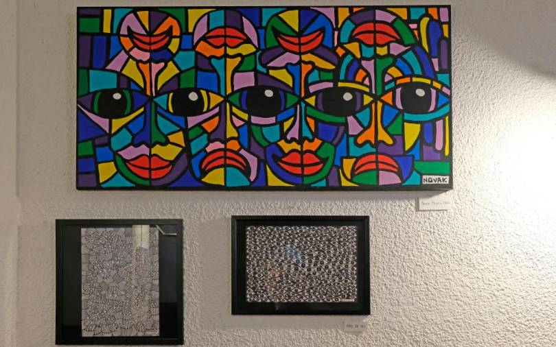 Razstavljena dela Marca Novaka (FOTODAMJ@N)