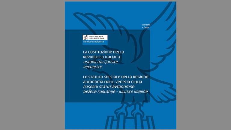 Ustava Italijanske republike in statut FJK tudi v slovenščini