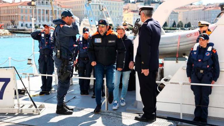 Minister Salvini obiskal luško kapitanijo