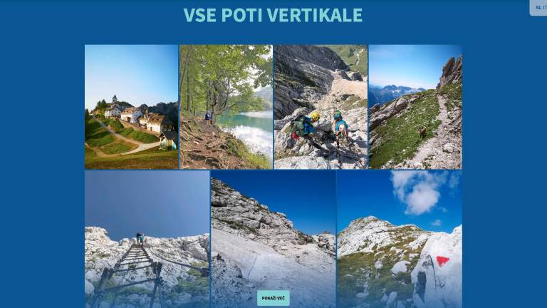 Vertikala, planinska pot SPDT, ima svojo spletno stran