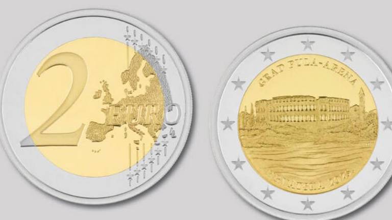 Na kovancu »pozabili«, da je Pula tudi Pola
