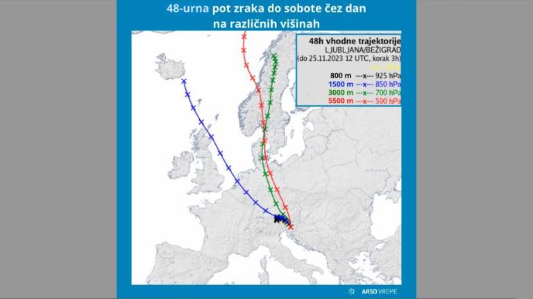 Arso: zadišalo bo po zimi