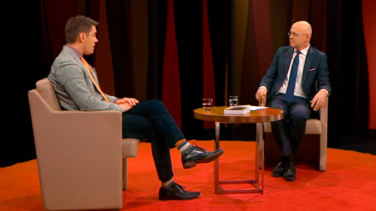 Jernej Šček sinoči gost oddaje Intervju na prvem programu RTV SLO (video)