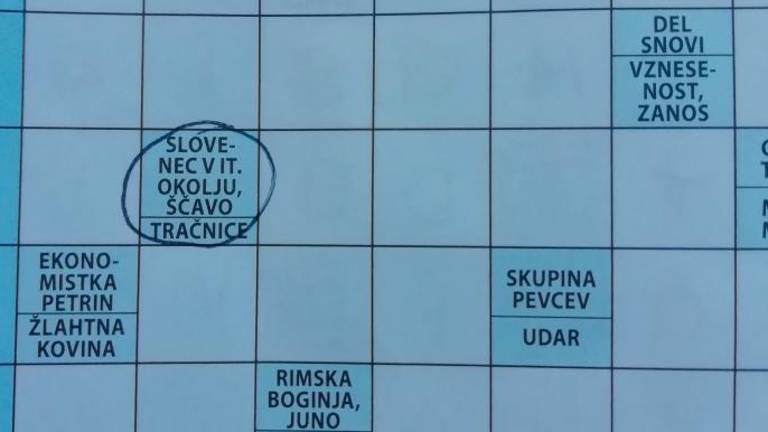 »Slovenec v italijanskem okolju, ščavo«