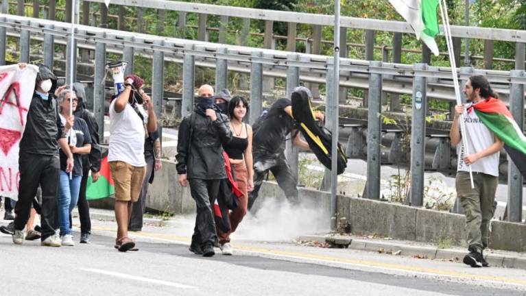 Tržaški protestniki za Gazo so se ločili