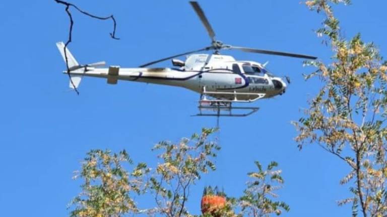V Repen je ponovno priletel helikopter