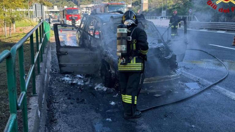 Pri Moščenicah gorel avtomobil