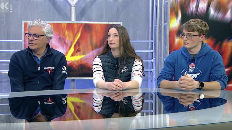 Z leve: Lauro Trevisan, Eva Kranjec in Francesco Savoia