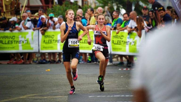 Mlada Rupenca sta izbrala triatlon