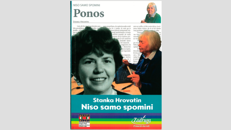 S knjigo se bodo v soboto poklonili Stanki Hrovatin
