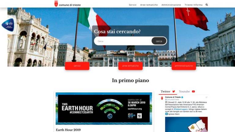 Predstavili novi spletni portal Občine Trst