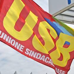 Stavko in shod prireja sindikat USB s podporniki (ARHIV)