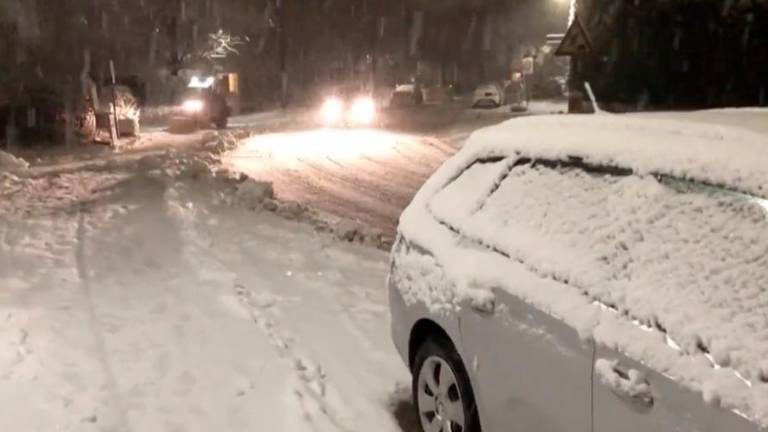 Močno sneženje ohromilo Južno Tirolsko, Avstrijo in jug Nemčije