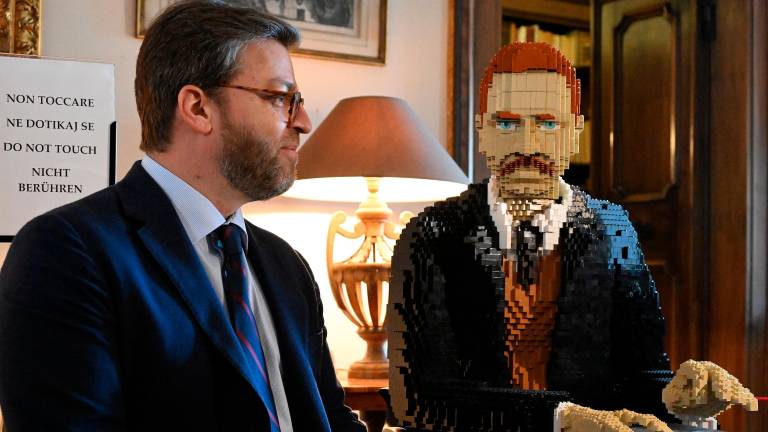 Na Devinskem gradu umetnine iz lego kock