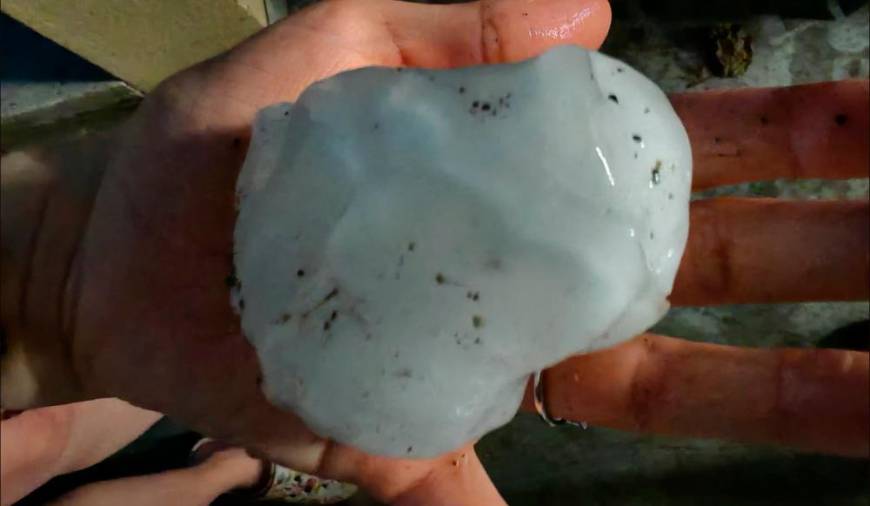 Toča v Sacileju na Pordenonskem (NOREST24/FACEBOOK)