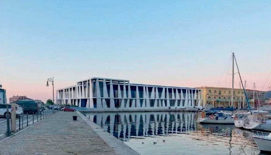 Grafični prikaz novega bazena (OBČINA TRST)