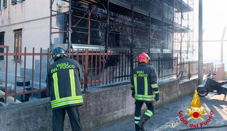 $!Zagorela je tudi toplotna izolacija fasade (GASILCI)