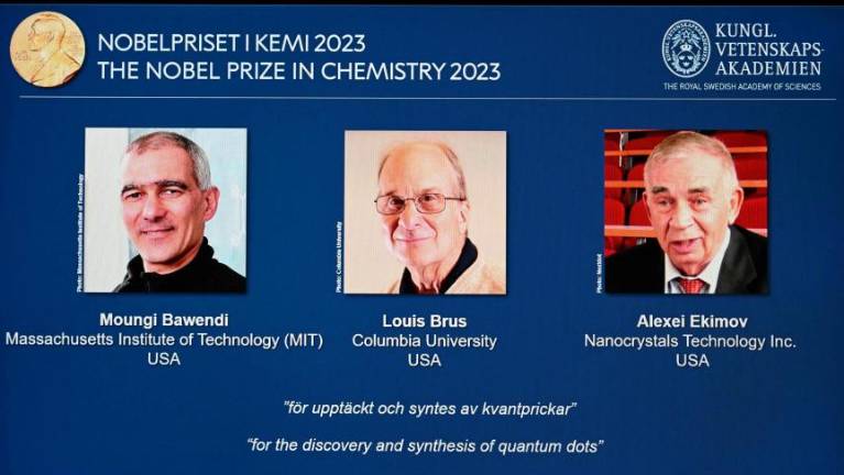 Nobelova nagrada za kemijo trem raziskovalcem kvantnih pik