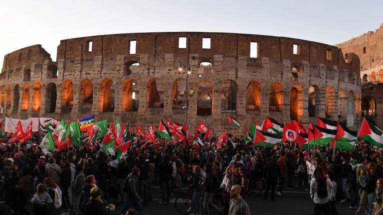 Danes se bo Italija ustavila v podporo flotilji Sumud