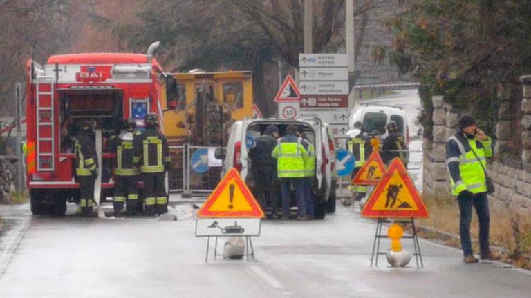 Uhajanje plina med Repnom in Colom