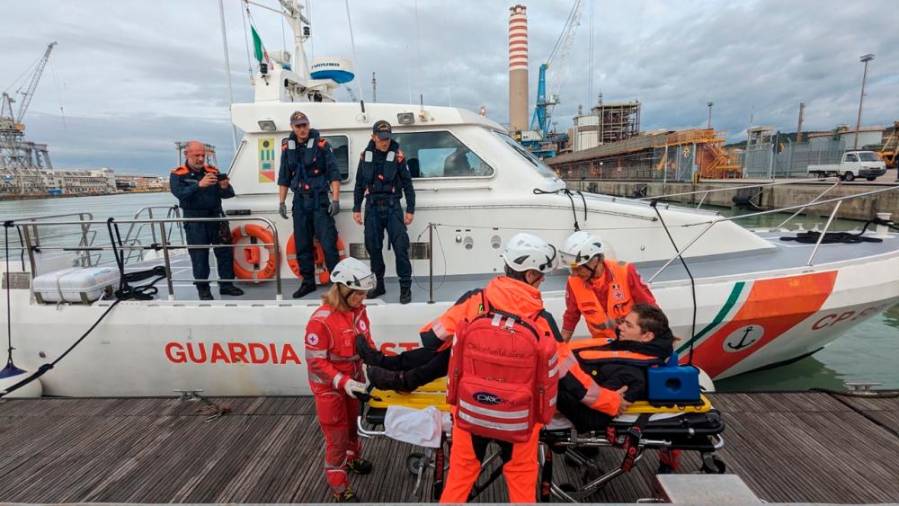 Simulacija reševanja (OBALNA STRAŽA)