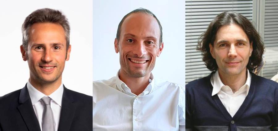 Matjaž Zaccaria, Matija Frandolič in Fabrizio Korošec