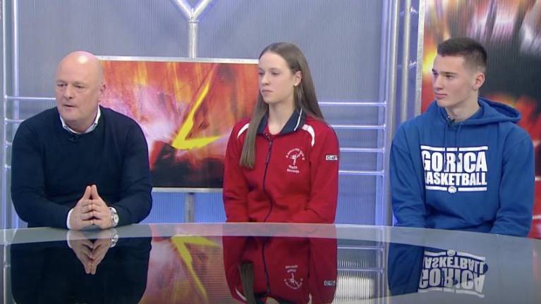 Športel s člani goriške družine Corsi