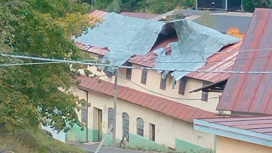 $!Posledice močnega vetra na Trbiškem (CIVILNA ZAŠČITA)