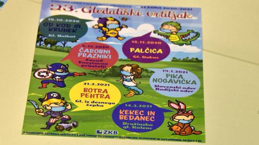 Plakat 23. Gledališkega vrtiljaka, ki si ga je zamislil Matej Sussi (FOTODAMJ@N)