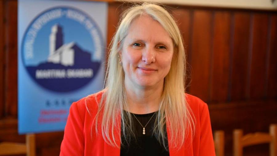 Županska kandidatka Slovenske skupnosti Martina Skabar (FOTODAMJ@N)