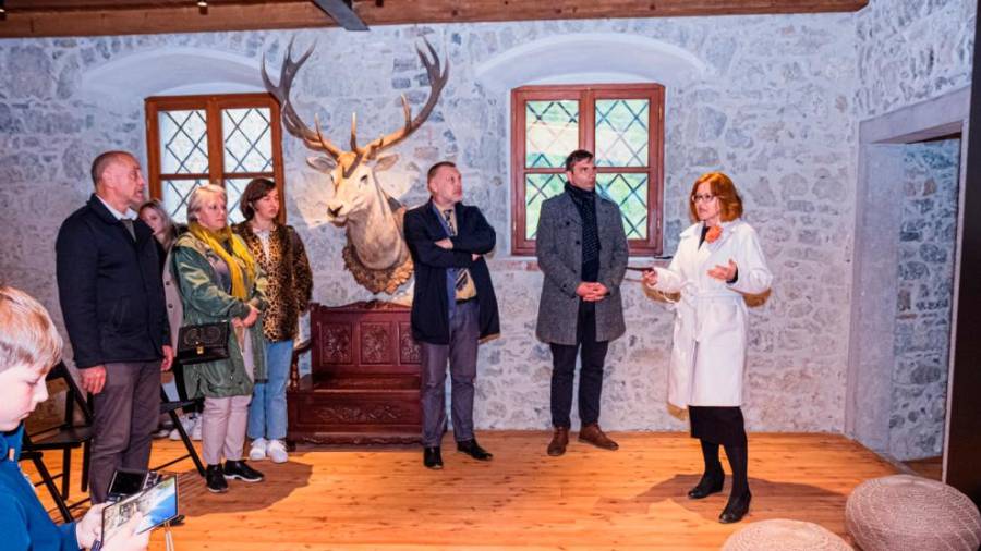 Predstavitev prenovljenih notranjih prostorov v gradu Rihemberk (MATEJA PELIKAN)