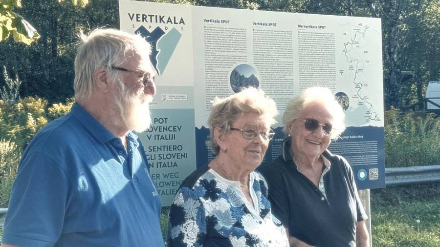 Majda Jalen med Miranom in Vido Dolhar