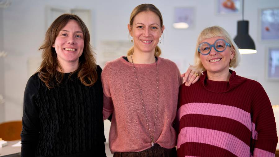 Z leve Lodovica Fusco, Nika Furlani in Alessia Alessio Vernì (GIOVANNI AIELLO)