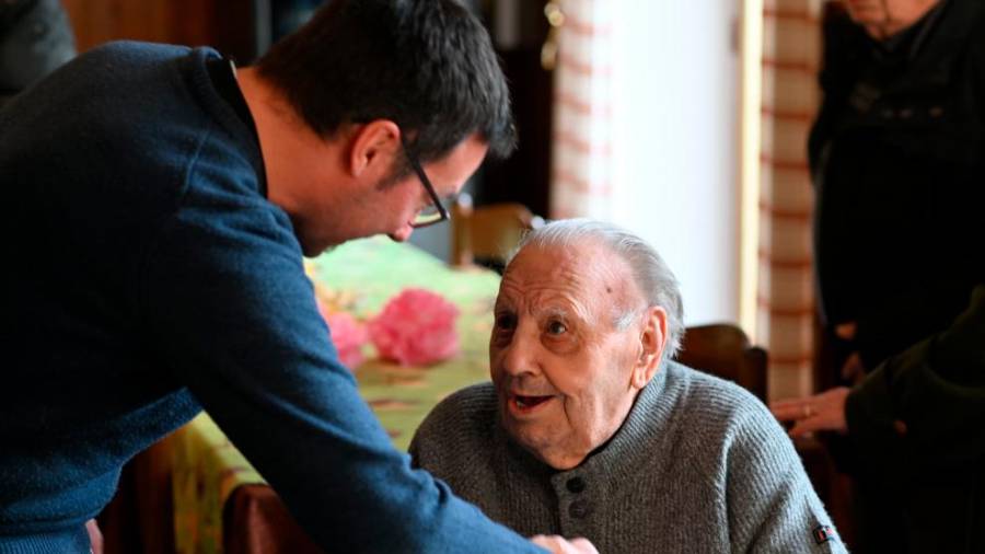 100-letnik Josip Lovriha, po domače Pepi Bukar (FOTODAMJ@N)