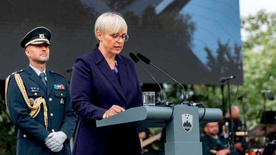 Predsednica Nataša Pirc Musar (SIMON AVSEC/OBČINA ILIRSKA BISTRICA)