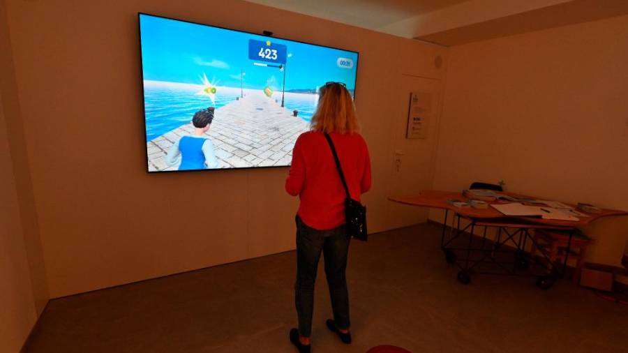 Mladi in stari se bodo lahko med drugim zabavali z videoigro, ki simulira sprehod po pomolu Audace na vetroven dan (FOTODAMJ@N)