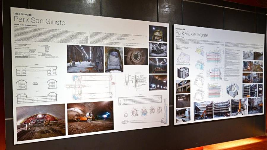 Nekaj razstavljenih načrtov pomembnejših del (FOTODAMJ@N)