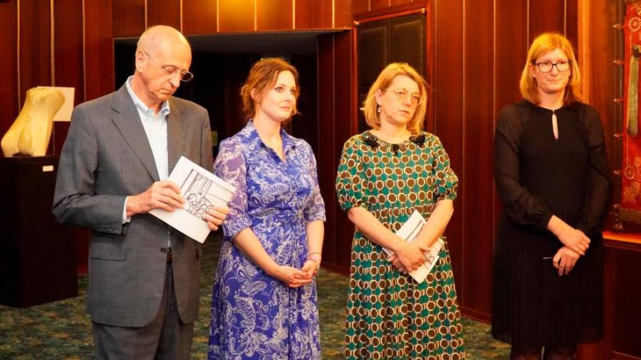 Odprtje razstave Kruha in iger: Slikarstvo Toneta Kralja 1941-1945 v goriškem Kulturnem domu (BUMBACA)