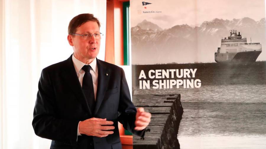 Predsednik družbe Samer &amp; Co. Shipping Enrico Samer (FOTODAMJ@N)