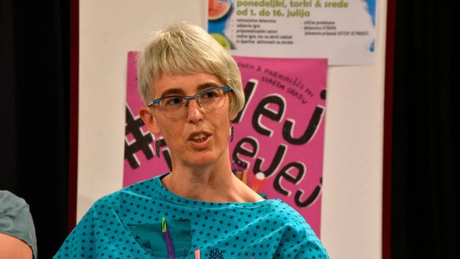 Direktorica Kosovelovega doma Nina Ukmar (FOTODAMJ@N)