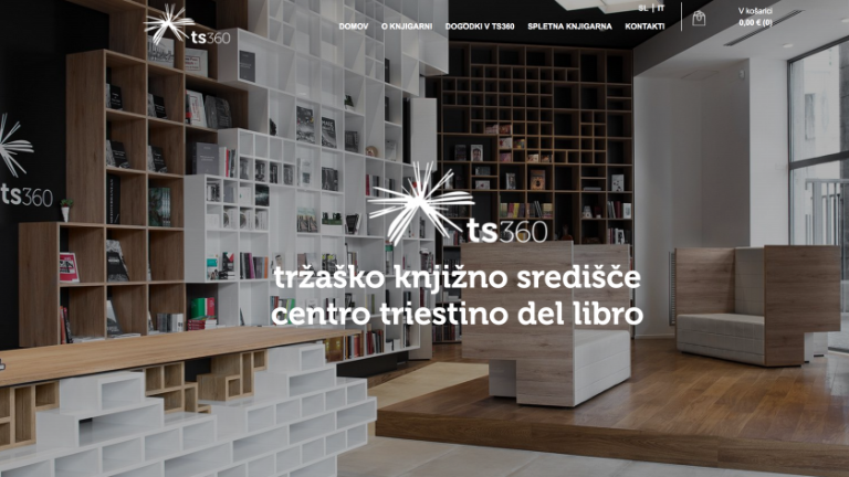 Tržaško knjižno središče pristalo tudi na spletu