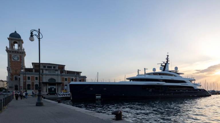 V Trstu mega jahta egiptovskega milijarderja
